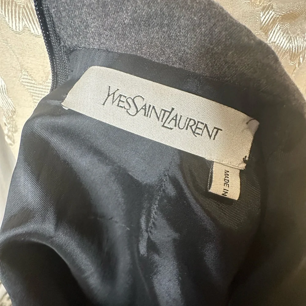 Vintage Yves Saint Laurent wool dress XS/S - Picture 5 of 6